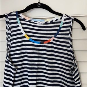 Splendid x Missoni Ciao Bella blue stripe tank!